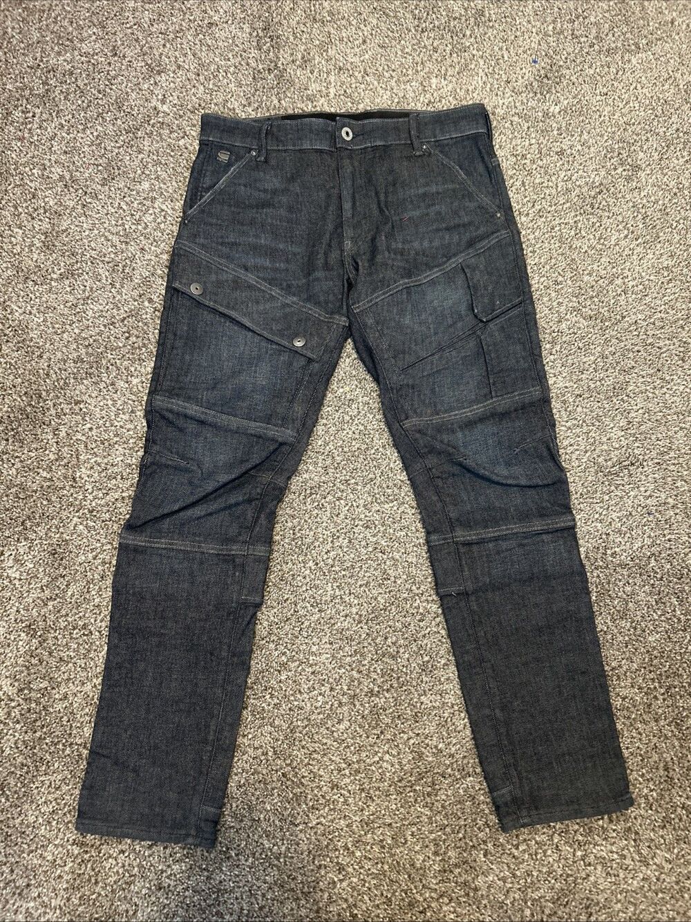G-Star Raw Airblaze 3D Skinny Jeans 33 x 30 Stretch Utility Cargo Japanese Denim